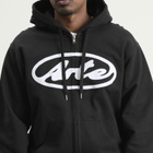 Arte Men's Circle Logo Zip Hoodie in Black