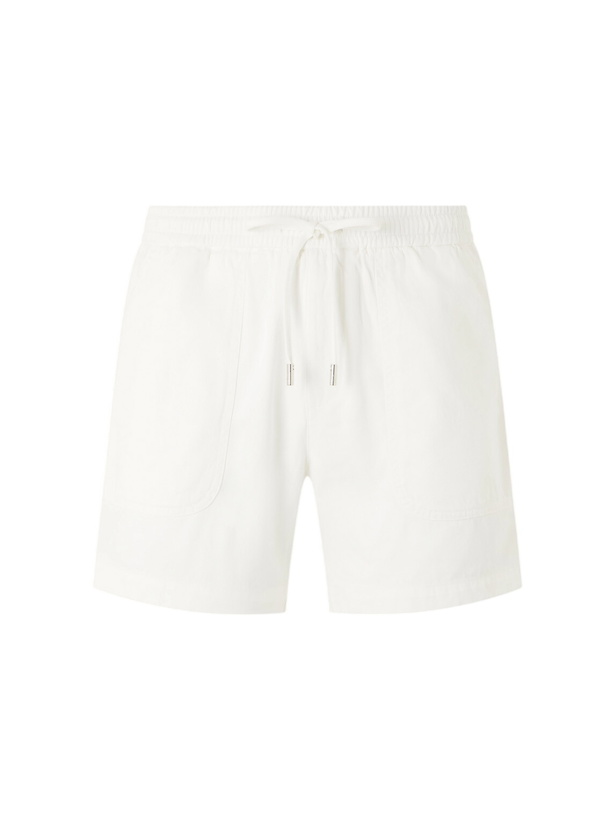 Photo: Mr P. - Straight-Leg Cotton Drawstring Shorts - White
