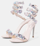 Rene Caovilla Bouquet floral-appliqué sandals