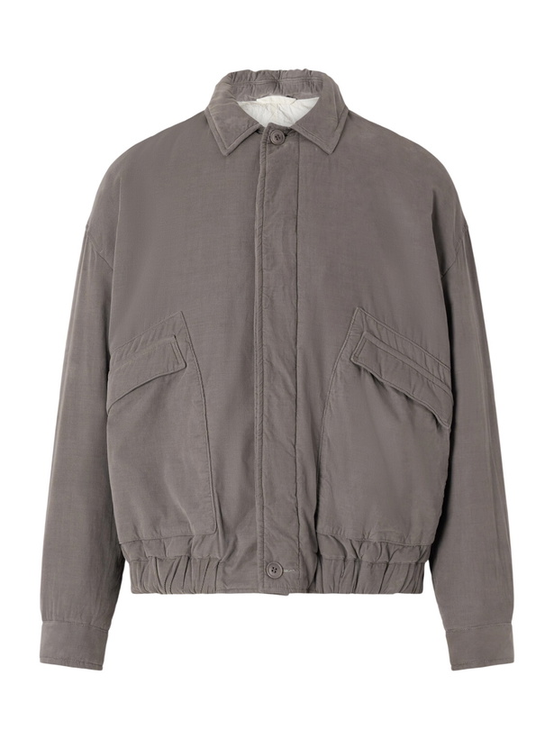 Photo: Casey Casey - Auber Cotton-Corduroy Blouson Jacket - Green