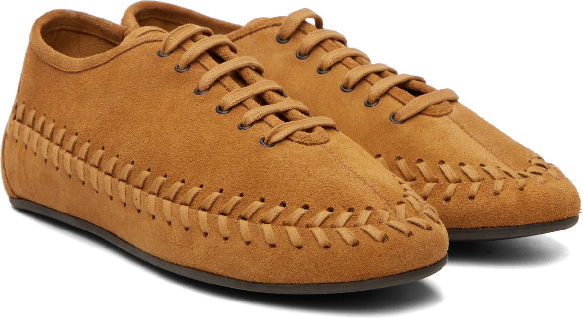 HEREU Tan Birla Suede Loafers