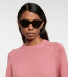 Loro Piana - Park Lane oval sunglasses