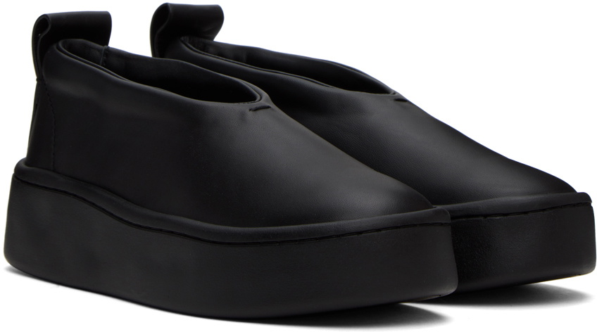 Jil Sander Black Platform Sneakers Jil Sander