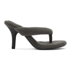 YEEZY Black Fleece Thong Sandals