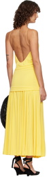 JACQUEMUS Yellow 'The Abiha' Maxi Dress