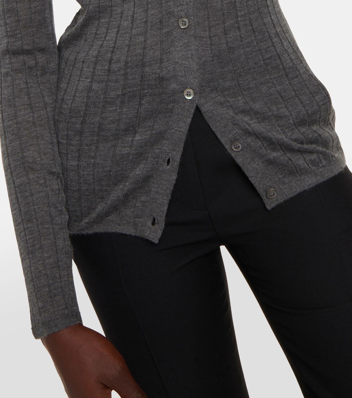 Prada Cashmere, wool, and silk cardigan
