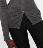 Prada Cashmere, wool, and silk cardigan