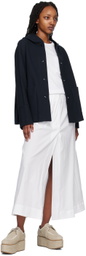 Max Mara Leisure Navy Hooded Jacket