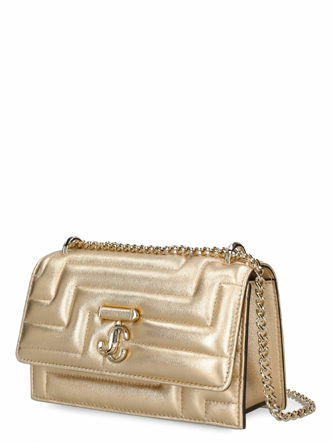 JIMMY CHOO - Bohemia Quilted Metallic Shoulder Bag