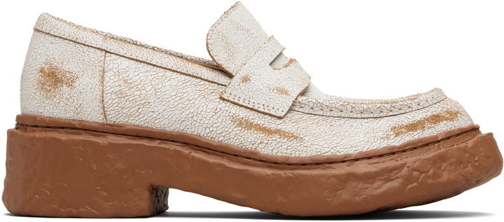 Photo: CAMPERLAB Brown & White Vamonos Loafers