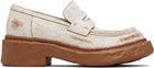 CAMPERLAB Brown & White Vamonos Loafers