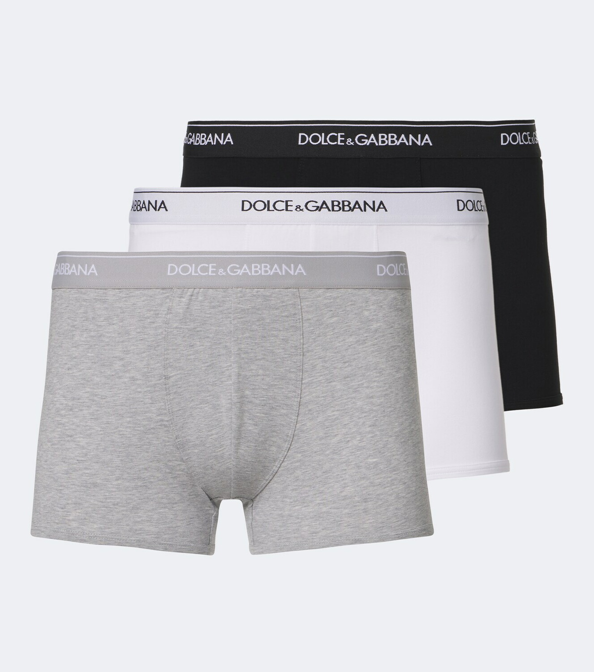 Dolce&Gabbana Set of 3 cotton-blend jersey briefs