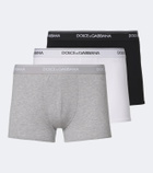 Dolce&Gabbana Set of 3 cotton-blend jersey briefs