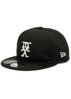 Saint Mxxxxxx X New Era Logo Cotton Snapback cap - Black - One Size