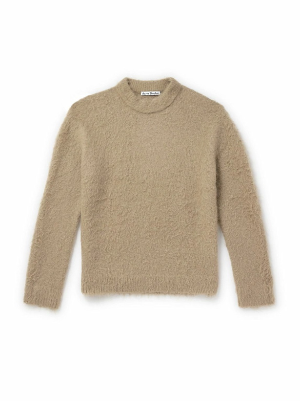 Photo: Acne Studios - Brushed-Knit Sweater - Neutrals
