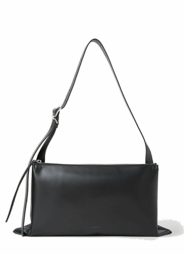 Photo: Jil Sander - Empire Medium Shoulder Bag in Black