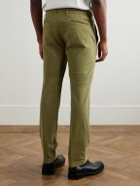 Massimo Alba - Winch2 Straight-Leg Cotton-Blend Twill Trousers - Green