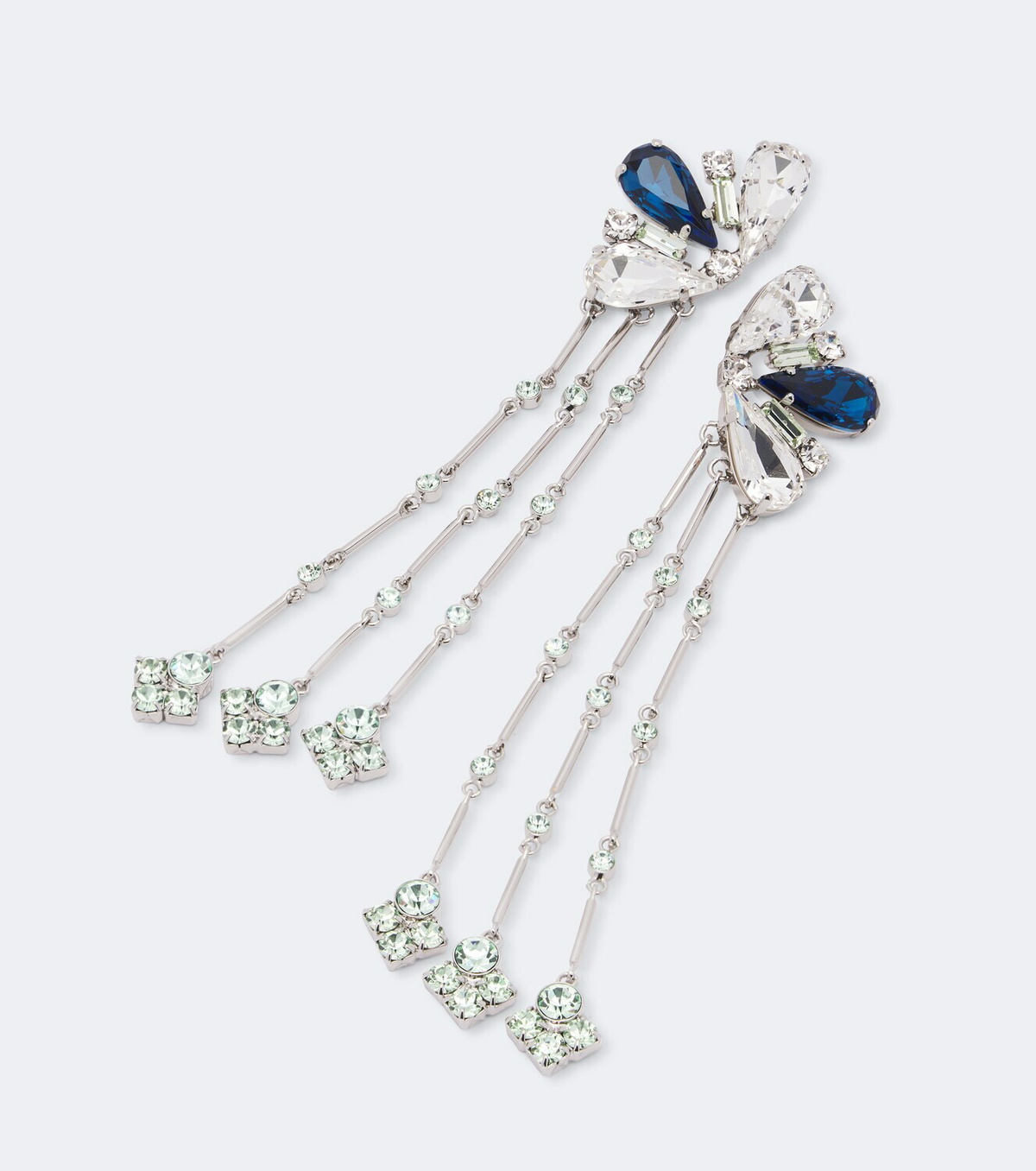 Rabanne Crystal-embellished drop earrings