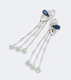 Rabanne Crystal-embellished drop earrings