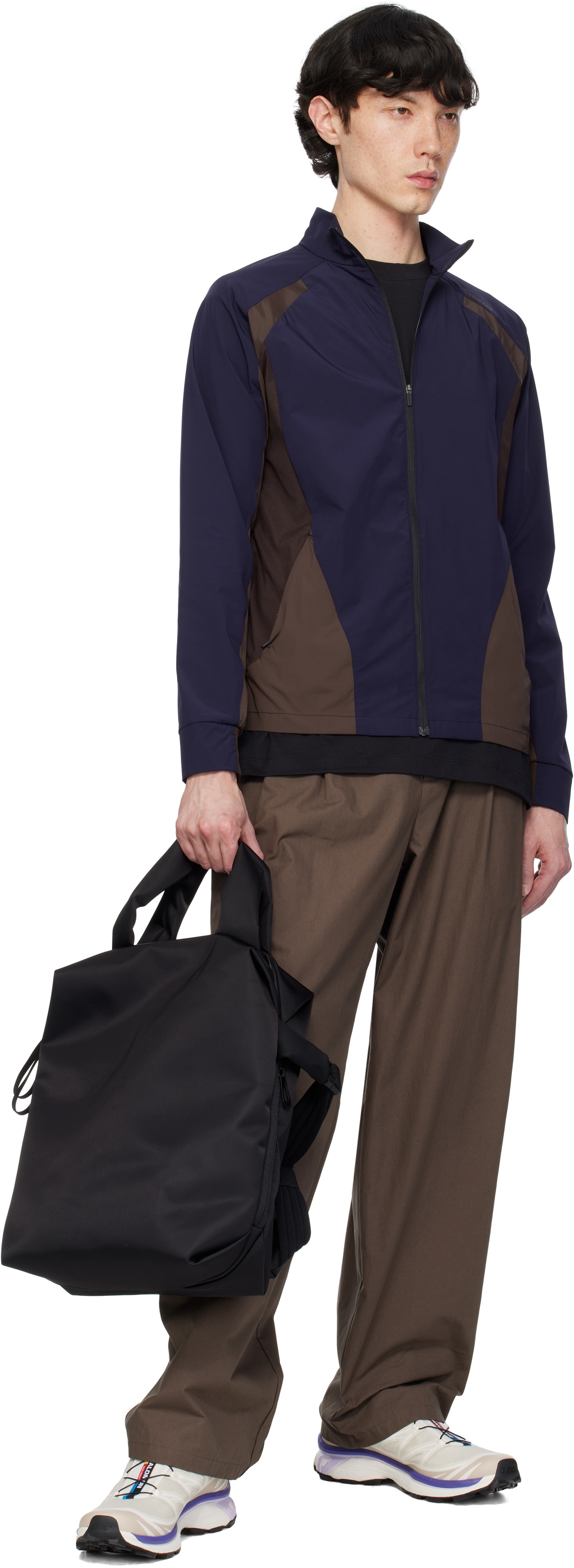 Côte&Ciel Black Rour Sleek Backpack