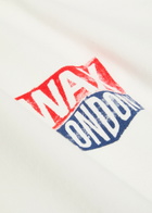 Wax London Dean Logo-print Cotton T-shirt White