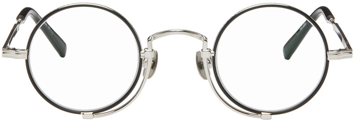 Photo: Matsuda Silver & Black 10103H-I Glasses