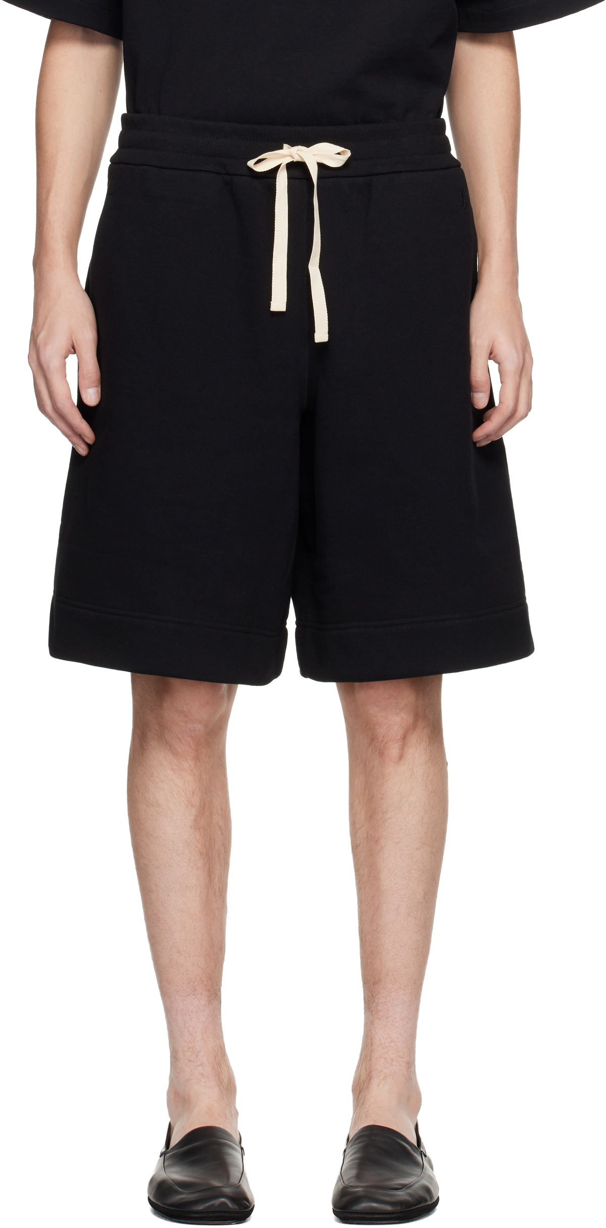 Jil Sander Quilted Shorts in Blue Jil Sander