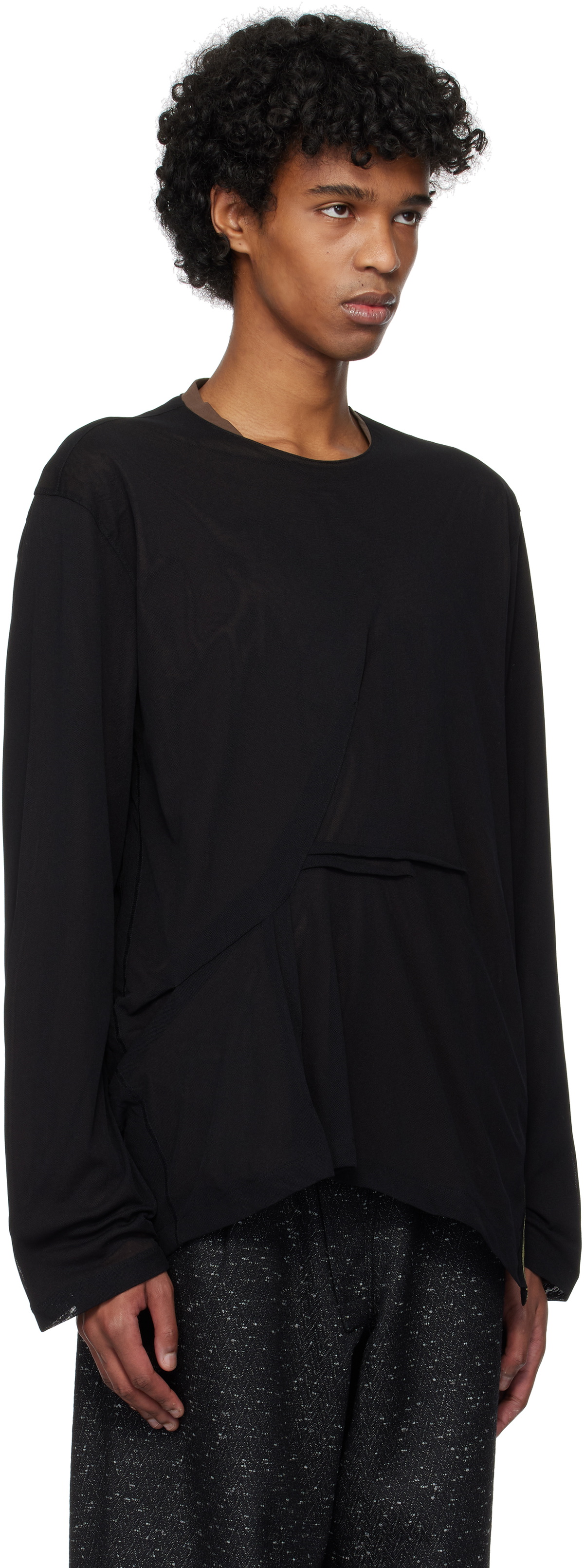 Kiko Kostadinov Black Inex Mesh T-shirt Kiko Kostadinov