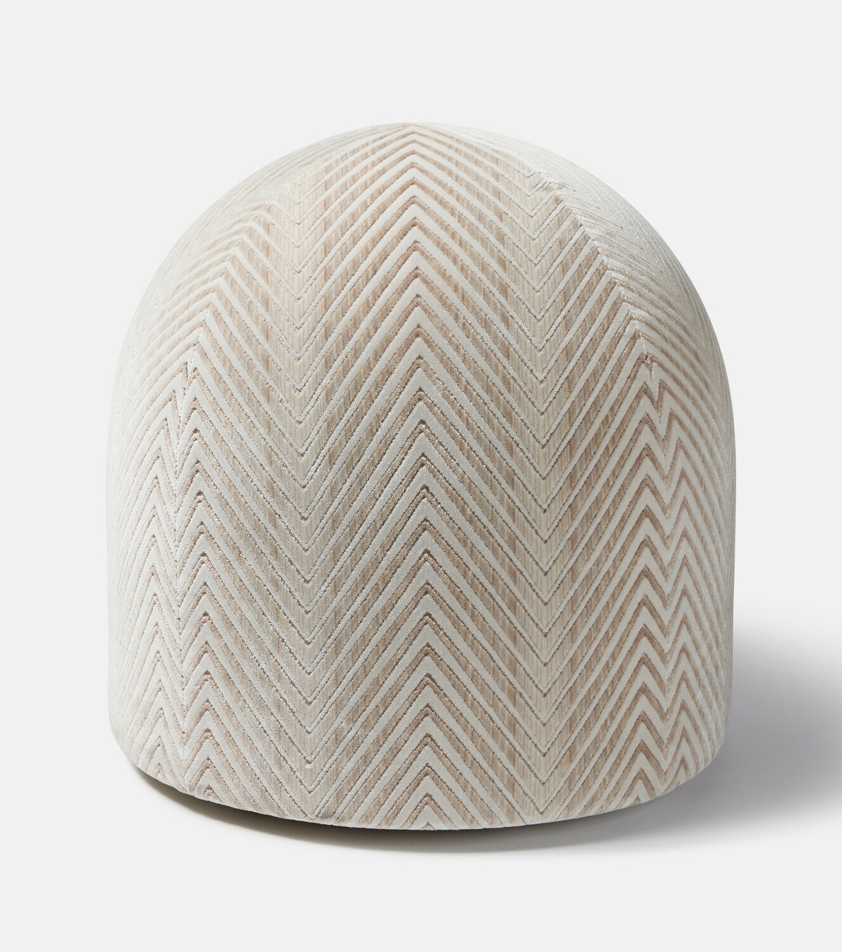 Missoni Ziggy velvet outdoor stool