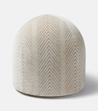 Missoni Ziggy velvet outdoor stool