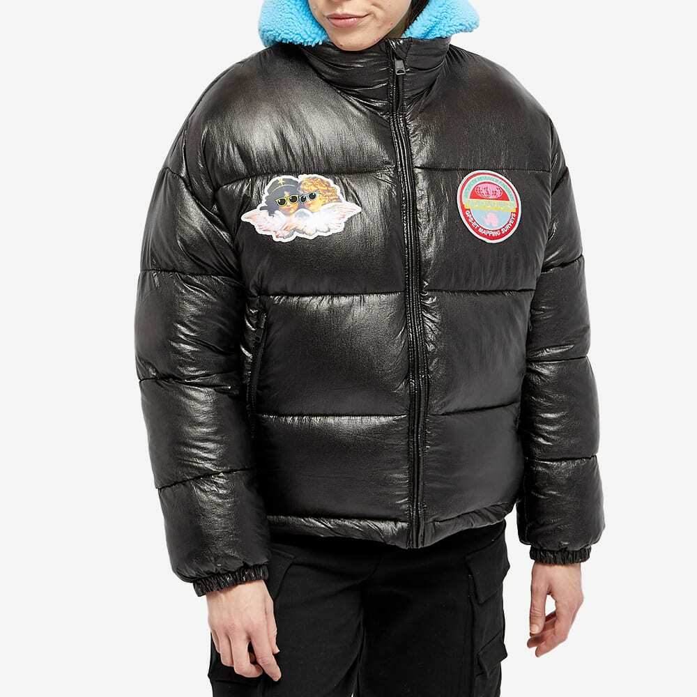 Napapijri Women's x Fiorucci Logo Puffer Jacket in Black