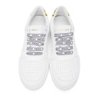 Versace White Ilus Low Sneakers