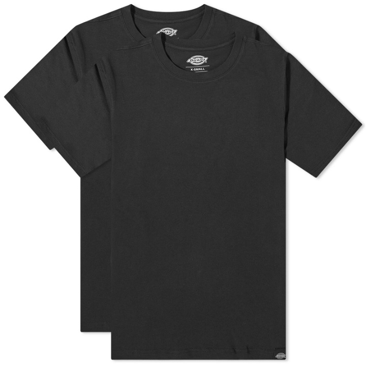 Photo: Dickies Men's Regular Fit T-Shirt - 2 Pack in Black