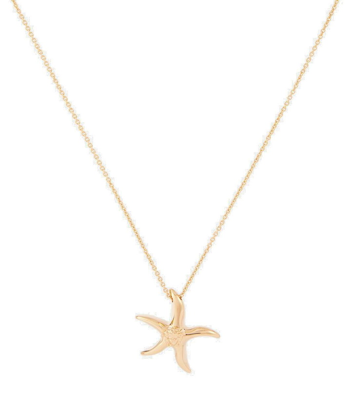 Photo: Versace Barocco Sea logo pendant necklace