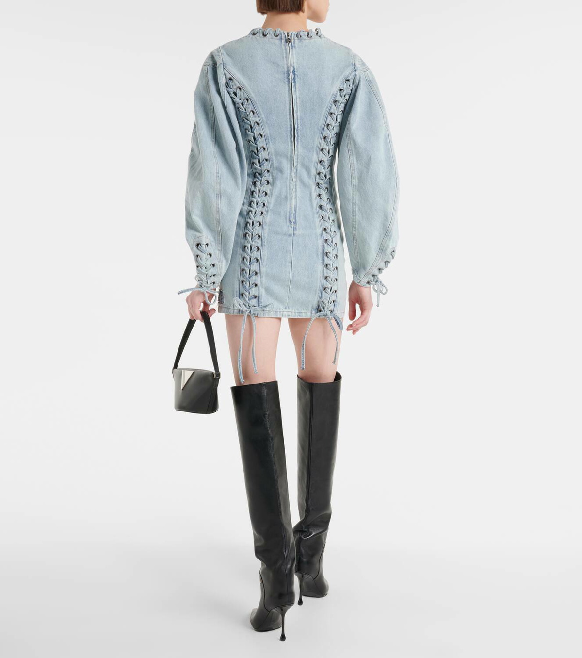 Rotate Birger Christensen Denim minidress ROTATE Birger Rotate Birger Christensen Denim minidress ROTATE Birger