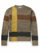 Piacenza Cashmere - Wool-Jacquard Sweater - Brown