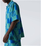 Loewe Paula's Ibiza Anagram cotton-blend bowling shirt