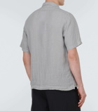 C.P. Company Linen bowling shirt