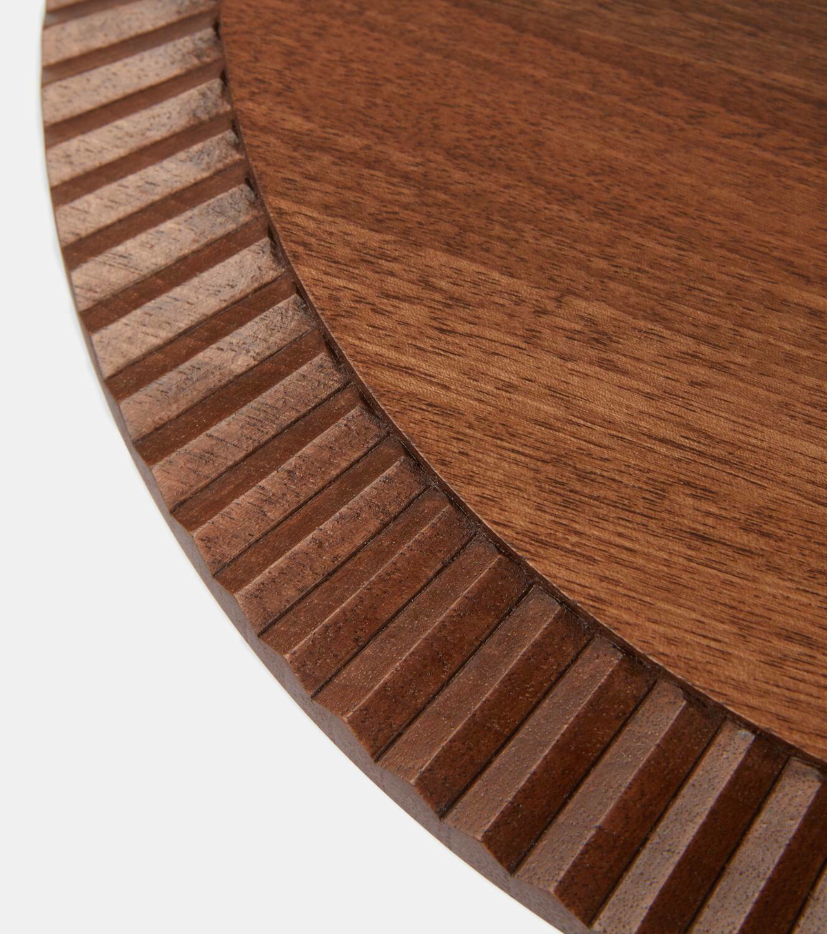 Zanat Piano Small walnut side table by Ludovica and Roberto Palomba