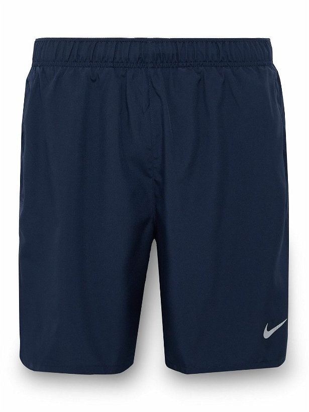 Photo: Nike Running - Run Division Challenger Straight-Leg Dri-FIT Shorts - Blue