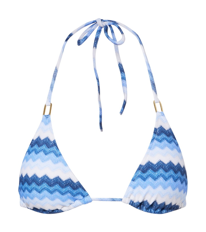 Photo: Melissa Odabash Cancun chevron bikini top
