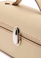 Savette Symmetry Grained Leather Pochette - Beige - One Size