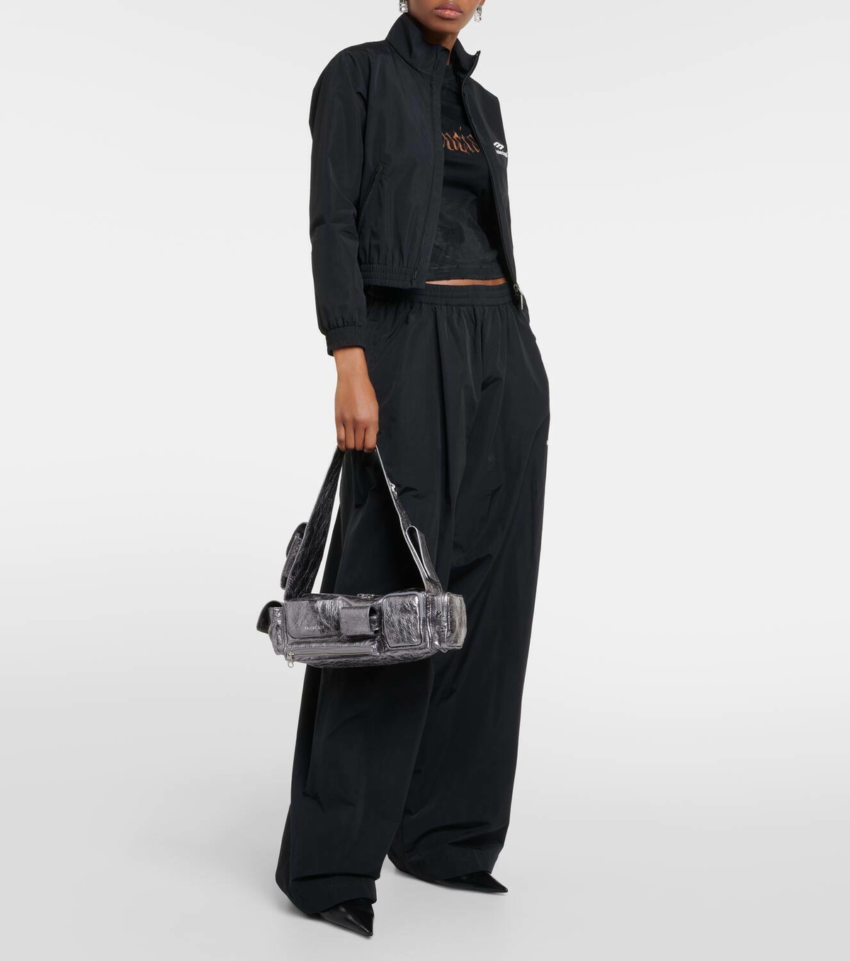 Balenciaga Super Busy leather shoulder bag