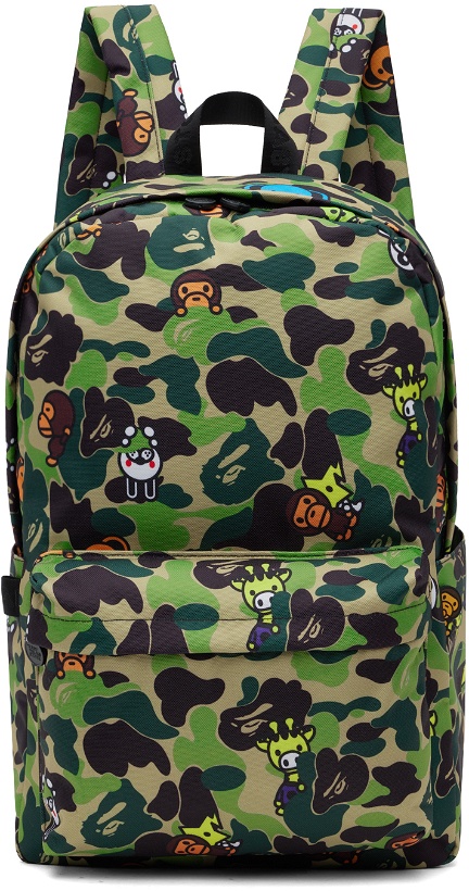 Photo: BAPE Khaki Baby Milo Large Backpack
