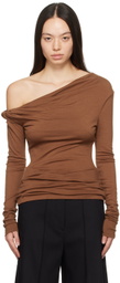 Paris Georgia SSENSE Exclusive Brown Manahou Long Sleeve T-Shirt