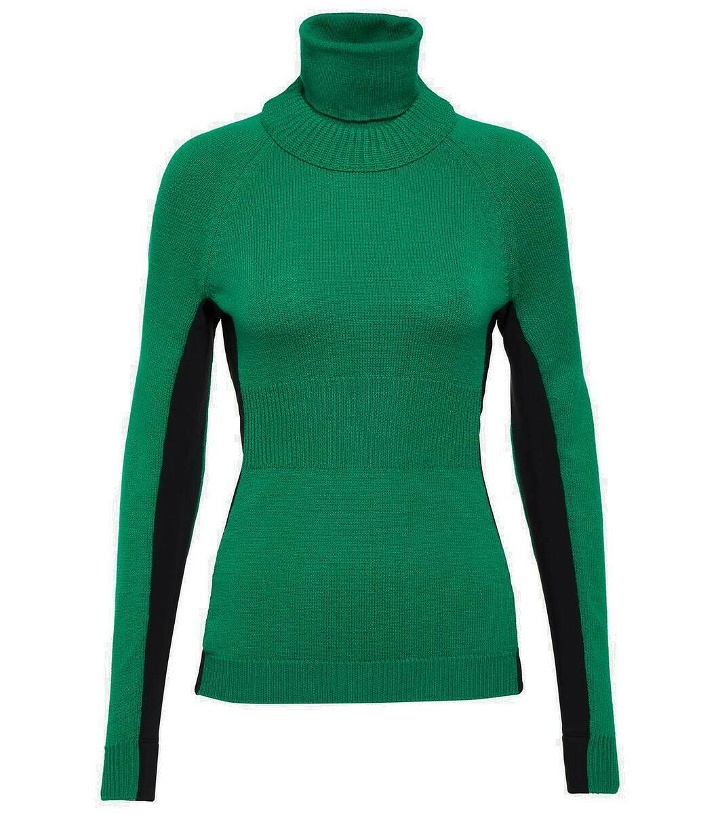 Photo: Moncler Grenoble Wool-blend turtleneck sweater