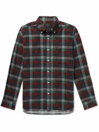 Beams Plus - Button-Down Collar Checked Cotton-Flannel Shirt - Gray