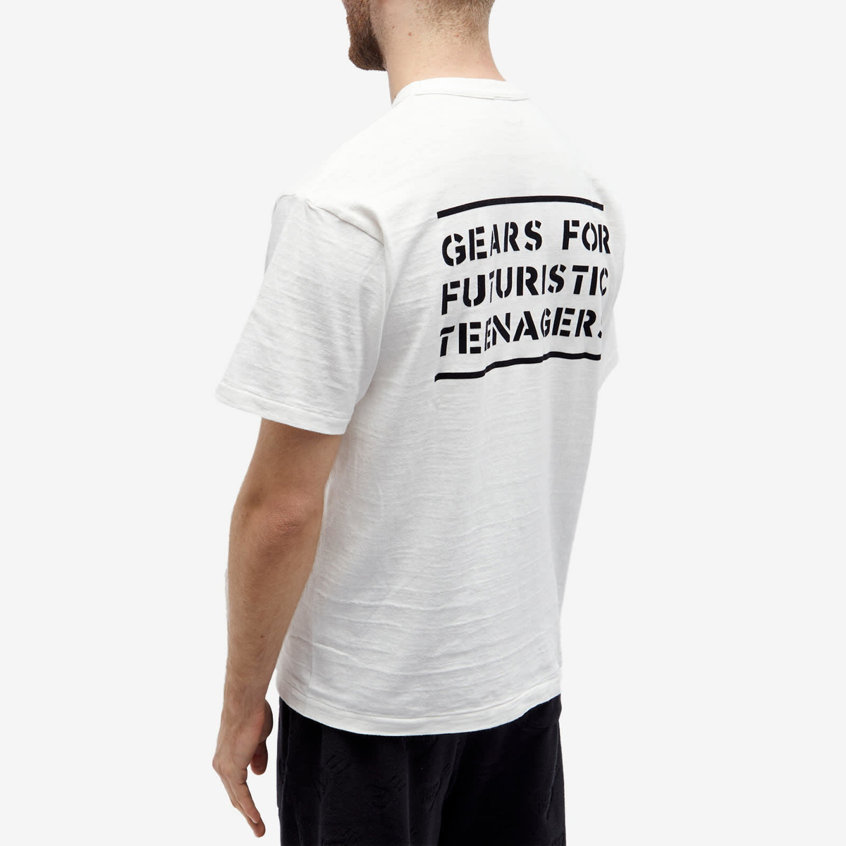 Human Made Men's Military Logo T-Shirt in White Human Made