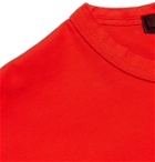 Junya Watanabe - Pirelli Logo-Appliquéd Cotton-Jersey T-Shirt - Red