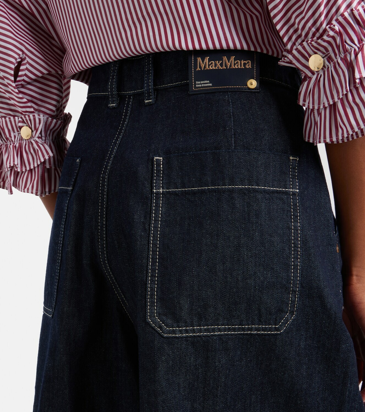 'S Max Mara Quadro denim Bermuda shorts